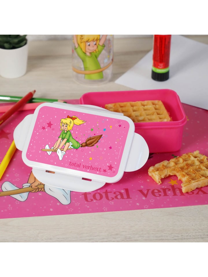 Geda Labels Brotdose Bibi Blocksberg in Pink - 650ml günstig kaufen onesize