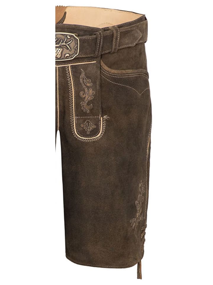 Spieth & Wensky Lederhose in Braun günstig kaufen
