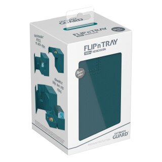 Ultimate Guard Flip`n`Tray 100+ XenoSkin Monocolor - Petrolblau