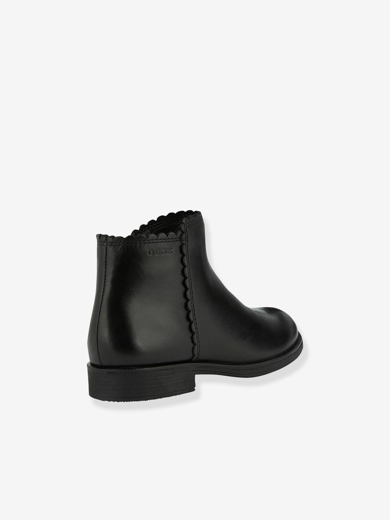 Boots cuir fille Agata GEOX® noir