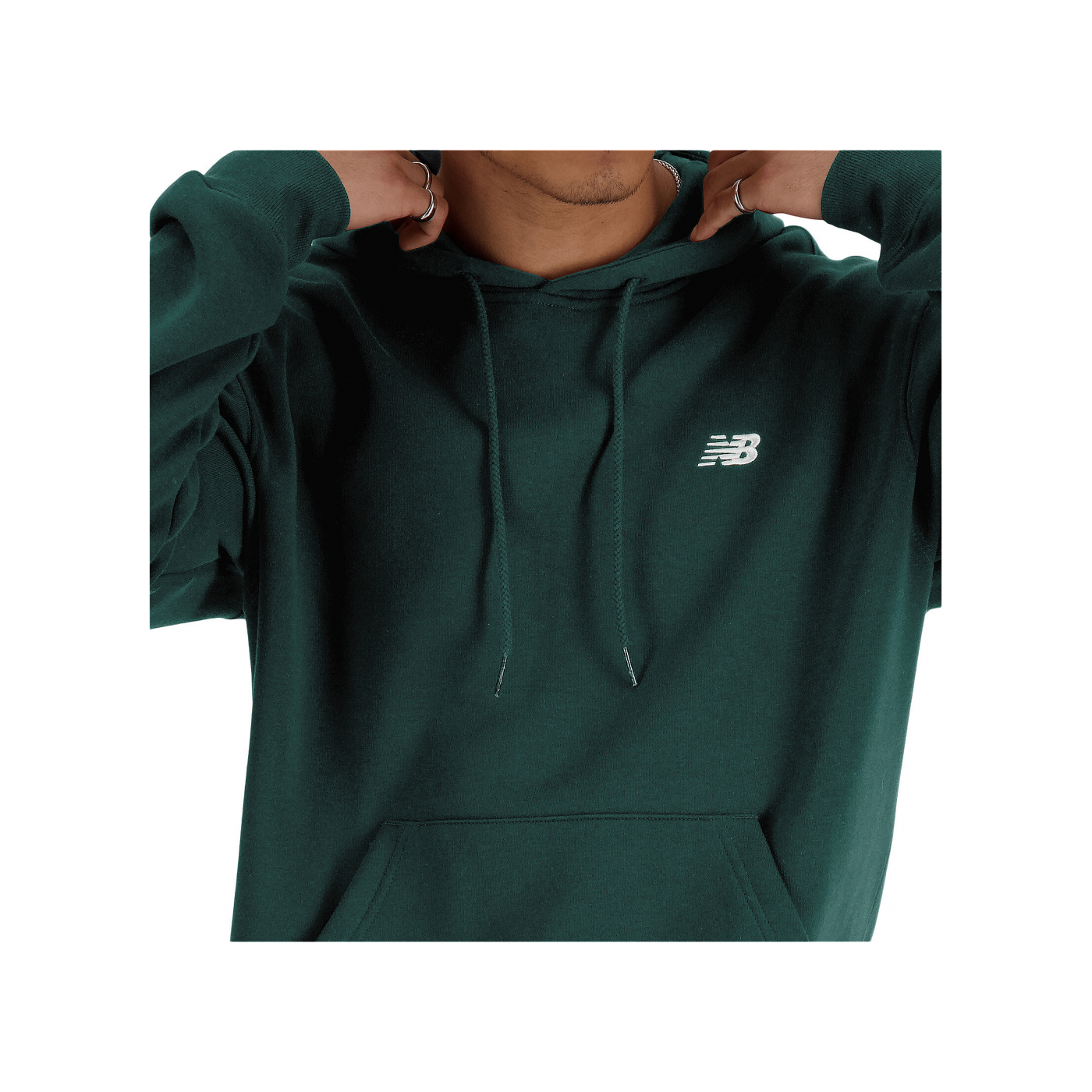 New Balance Sport Essentials Fleece Hoody Grün FNWG