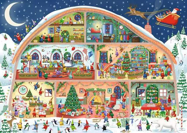 Puzzle 1000 Teile - Santa's Workshop