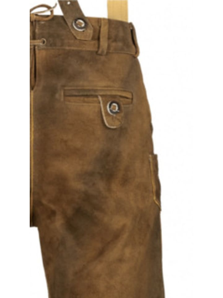 Nübler Lederhose für Damen in braun in braun günstig kaufen 58