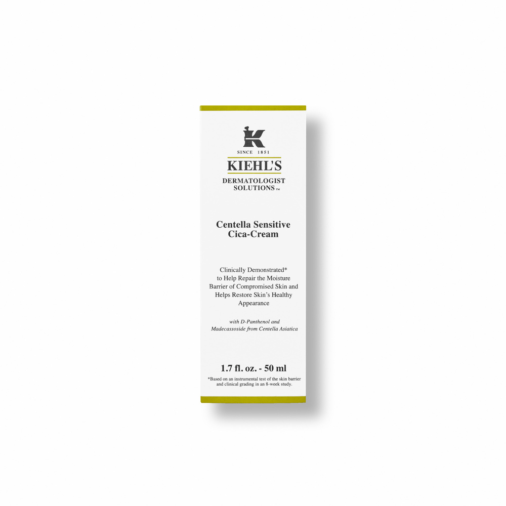 kiehl's Centella Sensitive Cica-Cream Cica-crème hydratante, protectrice et réparatrice pour peaux sensibles