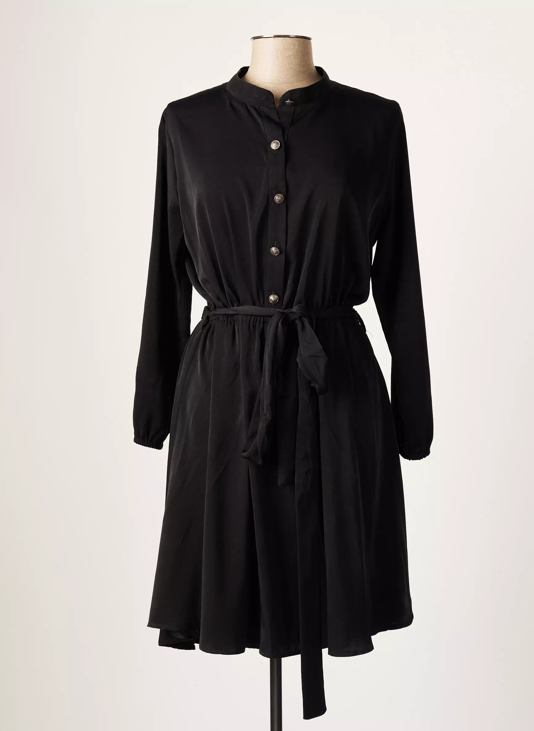 Show Girls Robes Mi Longues Femme couleur noir