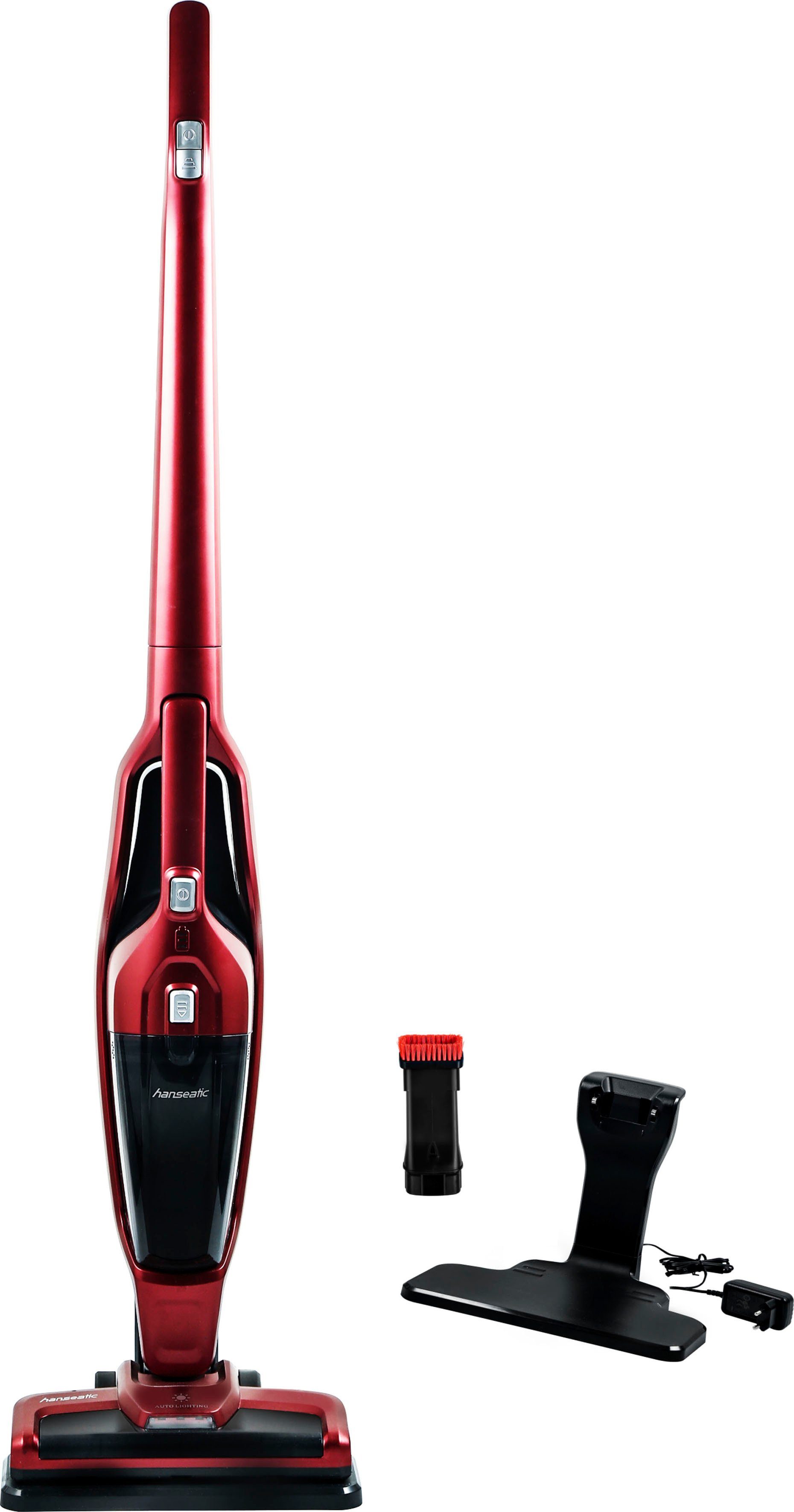 Hanseatic Akku-Stielstaubsauger HVSR150CJ, 2-in-1 Gerät, 150 W, beutellos