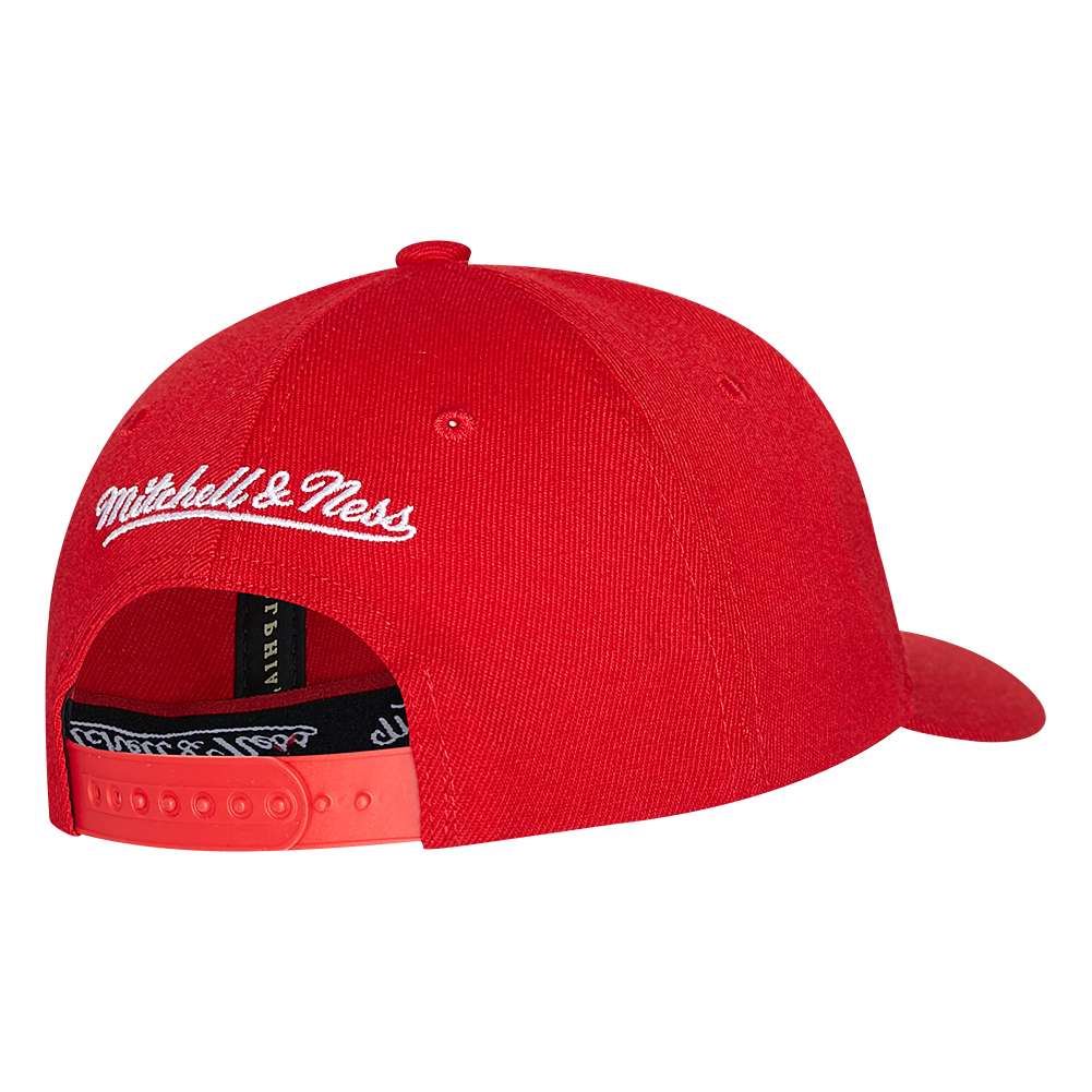 Mitchell & Ness Script Logo Kappe 6HSSINTL955-MNNRED1