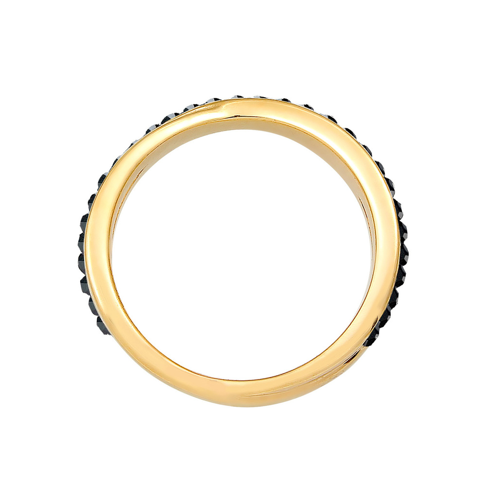 Elli Elli Bague Femme d'Emballage Élégant avec Cristaux en Argent Sterling 925 Bague