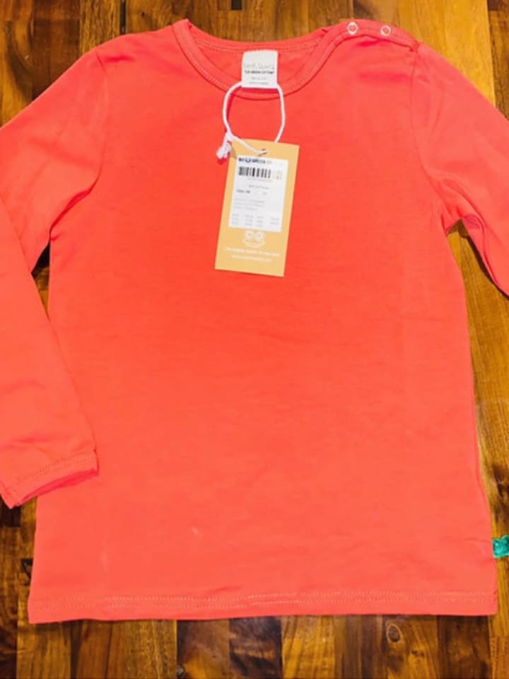 Fred´s World by GREEN COTTON Longsleeve in Rot günstig kaufen 98