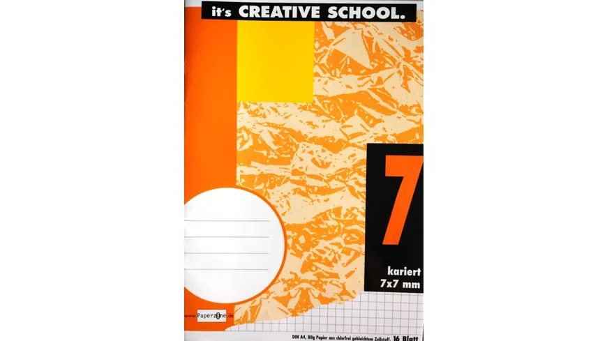 PAPERZONE Heft A4 Lineatur 7 16 Blatt