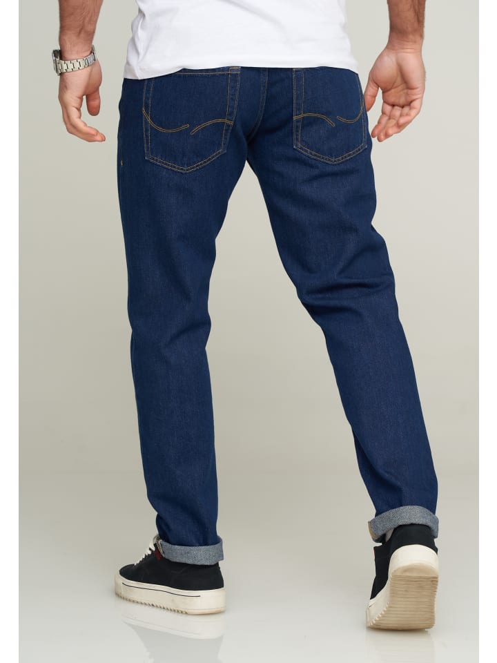 Jack & Jones Jeans Comfort Fit - JJIMIKE JJARIS in Dark Blue Denim günstig kaufen W31/L34