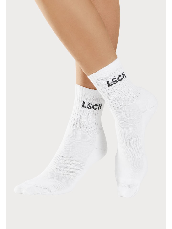 LSCN BY LASCANA Tennissocken in 1x weiß, 1x petrol günstig kaufen