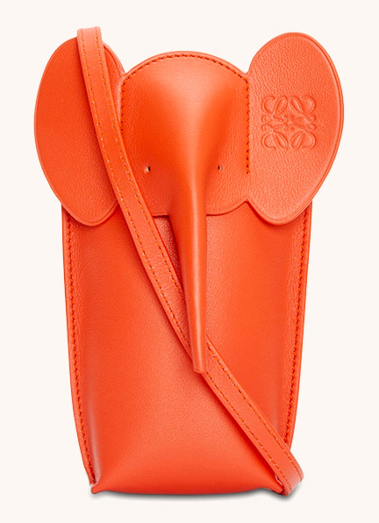 Geantă LOEWE Elephant Pocket din piele de vițel