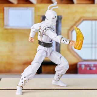 Power Rangers x Cobra Kai Ligtning Collection Actionfigur: Morphed Daniel LaRusso - White Crane Ranger
