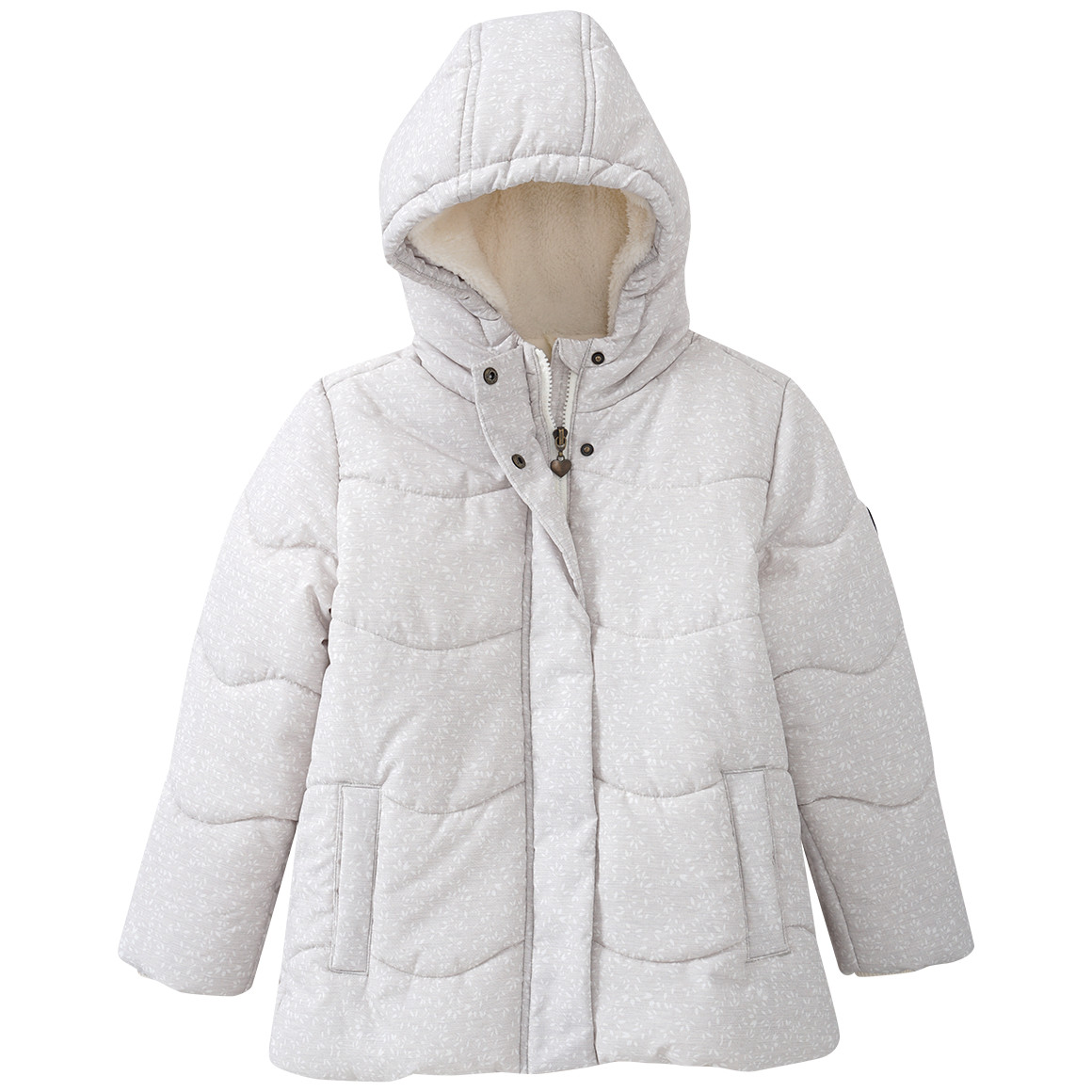 Mädchen Winterjacke mit Allover-Muster