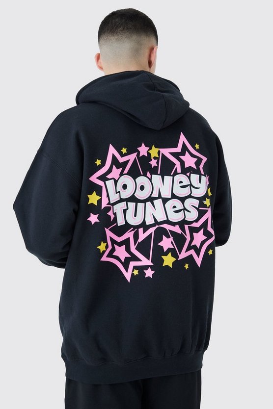 Oversize Hoodie mit lizenziertem Looney Tunes Print