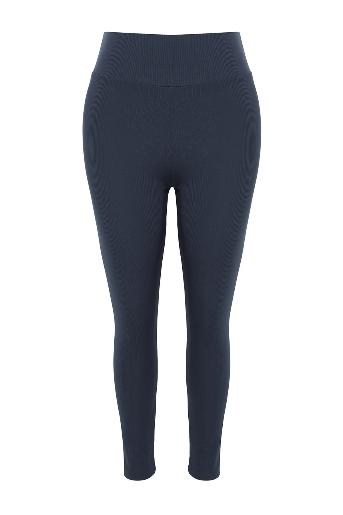 Trendyol Curve  Marineblaue schnurgebundene Strickstrumpfhose TBBAW23AY00009