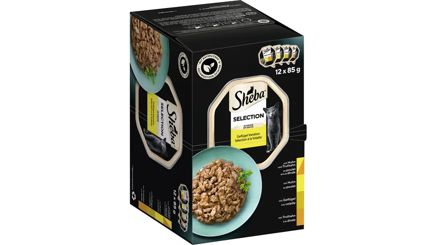 SHEBA® Schale Selection in Sauce Geflügel Variation 1020 g