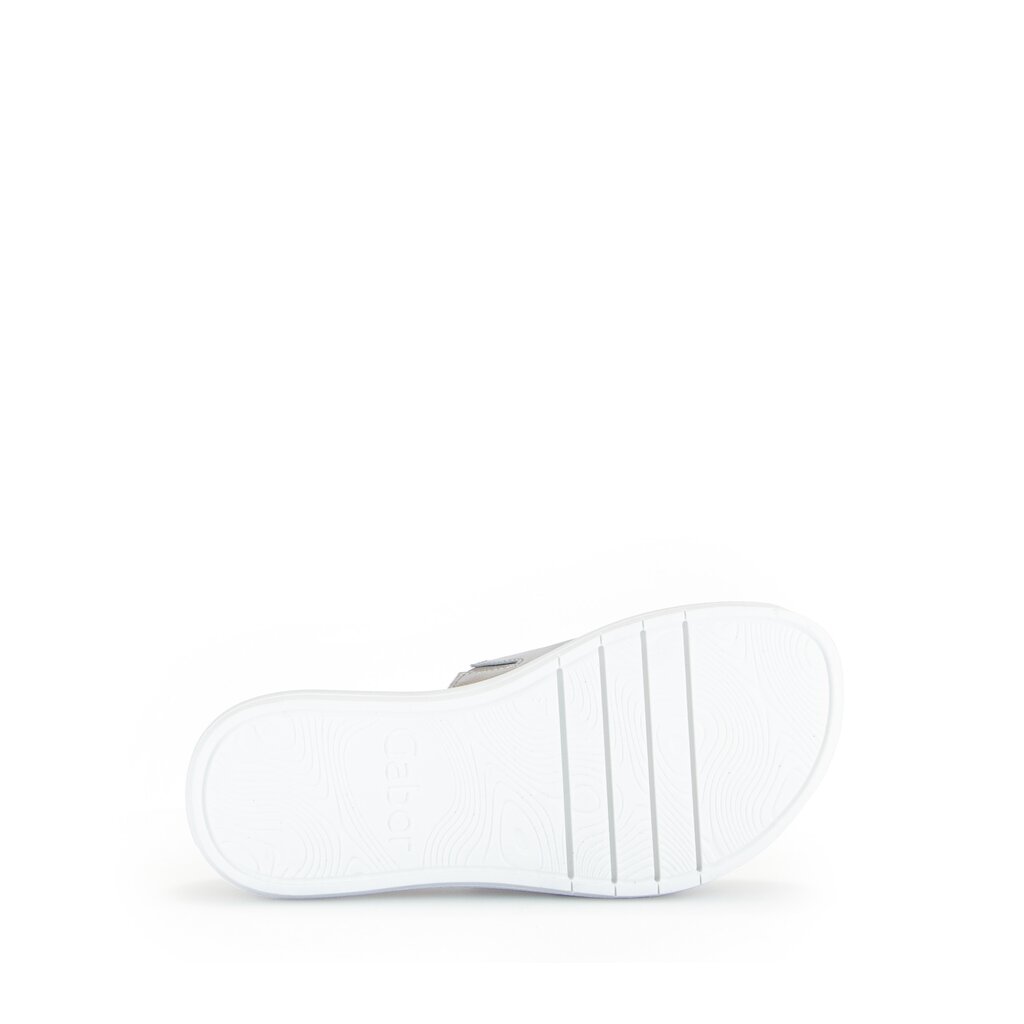 Gabor fashion Pantolette silber