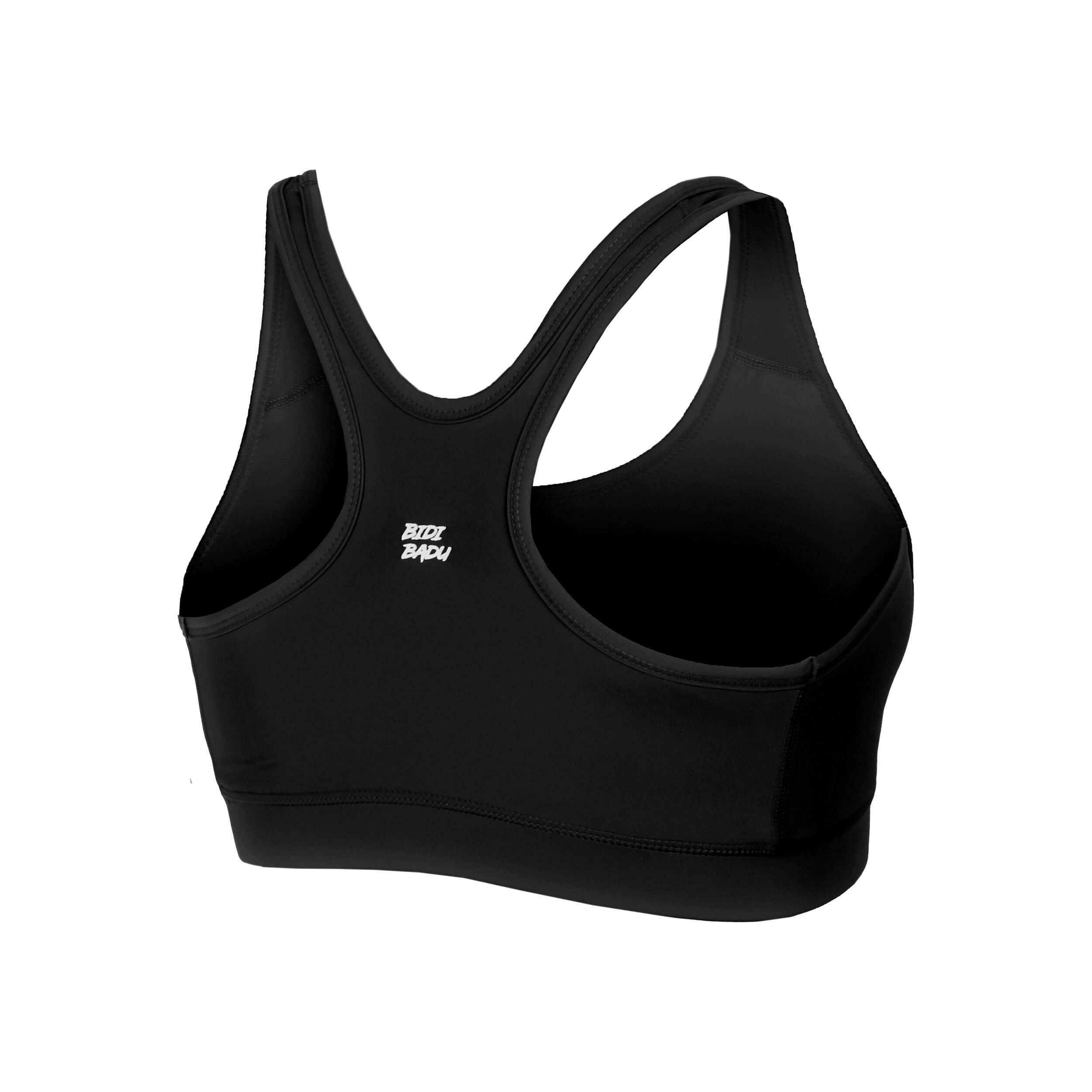 Crew Medium Support Sport-BH Damen - Schwarz