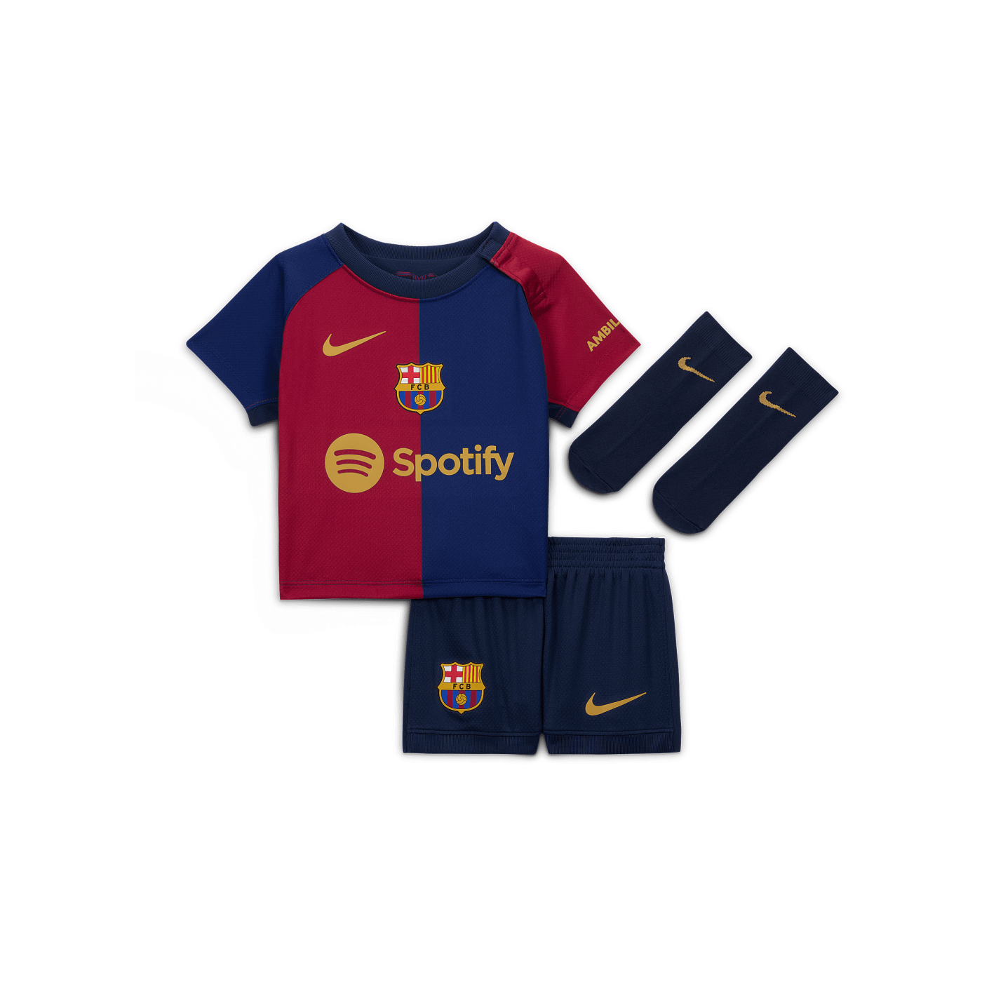 Nike FC Barcelona Babykit Home 2024/2025 Blau F456