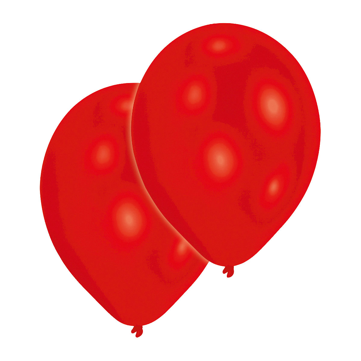 Latexballons rot, 10 Stück