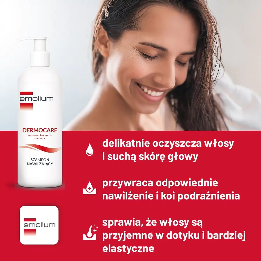 Emolium Dermocare drėkinamasis šampūnas