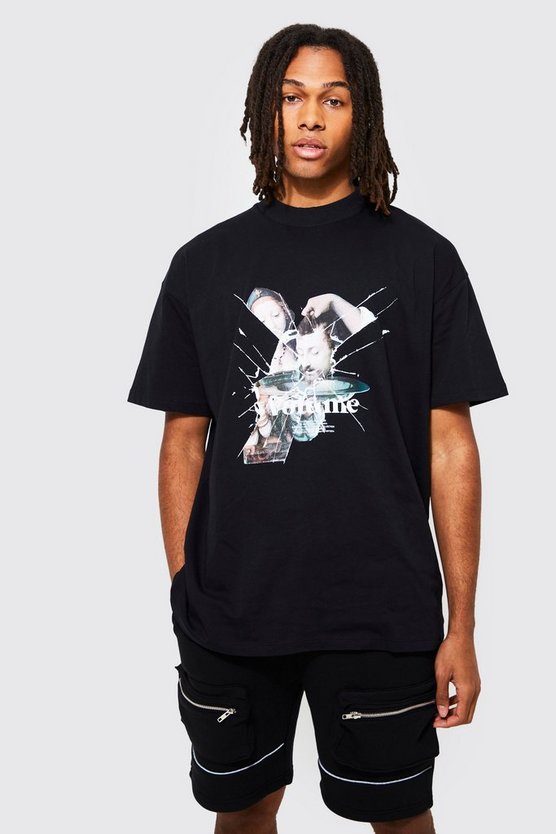 Oversize T-Shirt mit Print