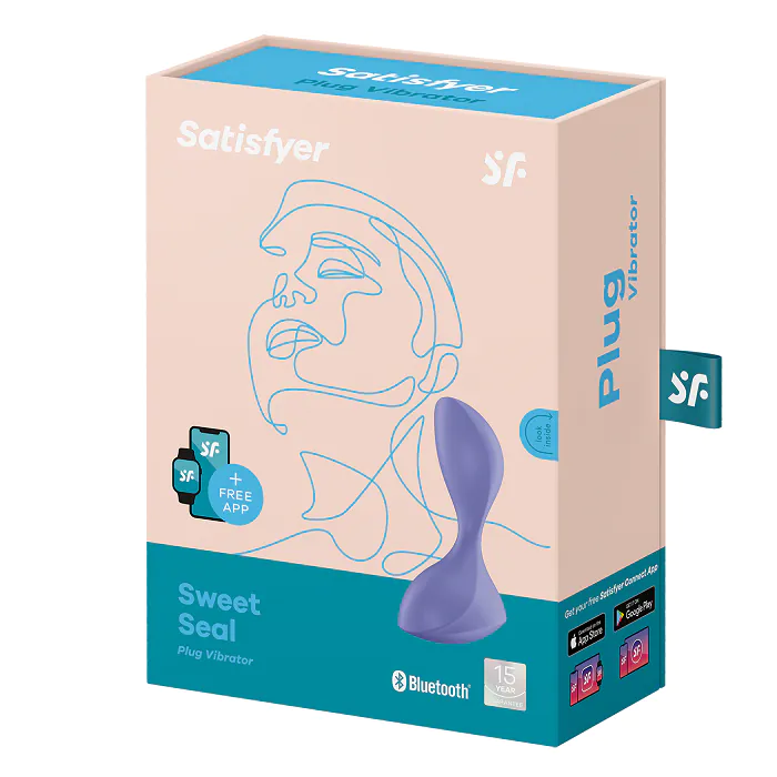 Satisfyer Sweet Seal Connect App Lila Massaggiatore Intimo