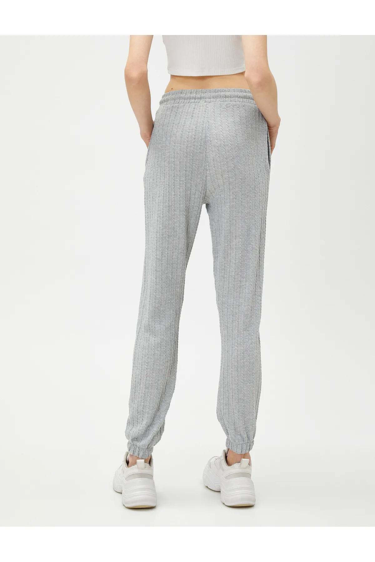 Koton  Jogger-Jogginghose mit Taschen und Bindebund