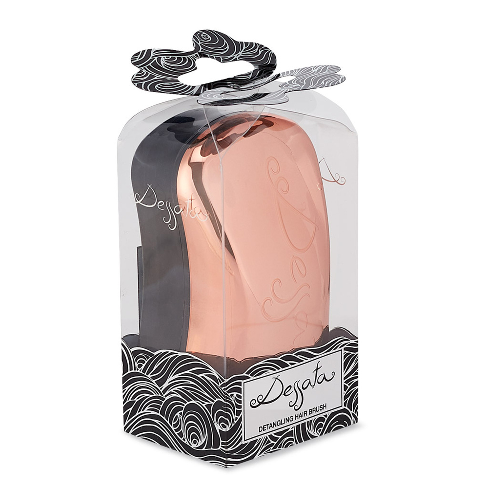 Dessata Bright Rose Gold Brosse cheveux démêlante Mini