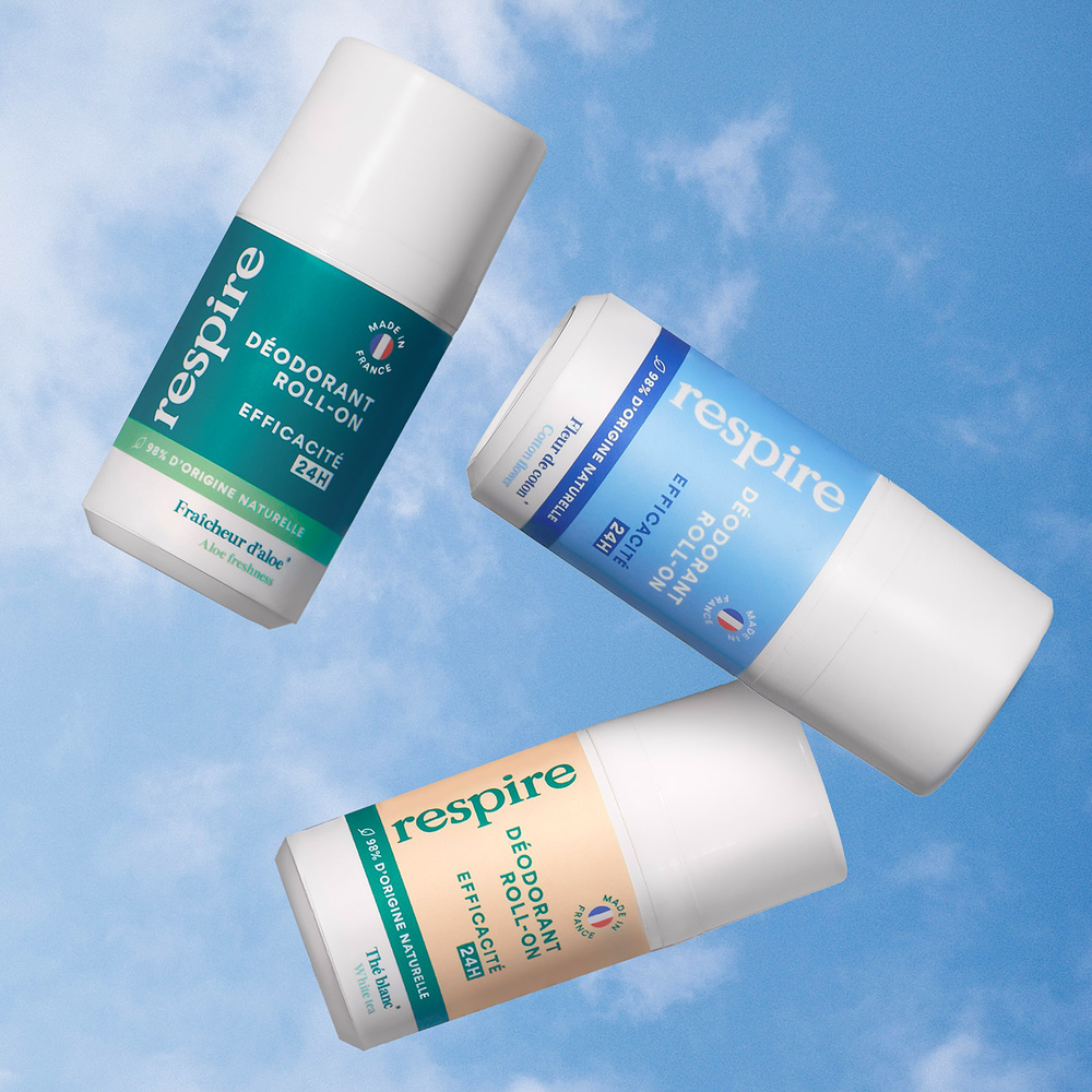 Respire RESPIRE Déodorant Roll-on Fleur de coton DEODORANT