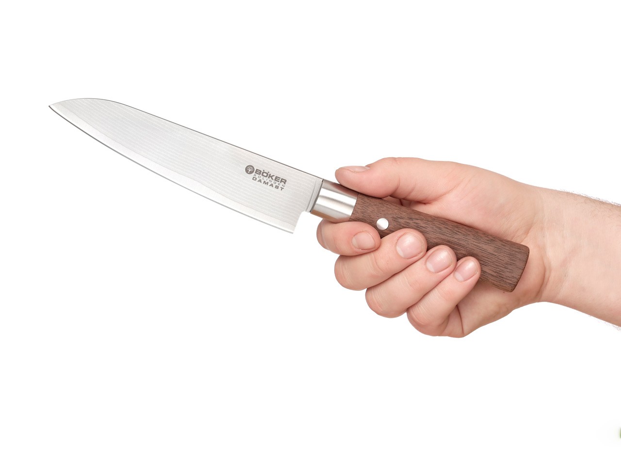 Damast Walnuss Santoku