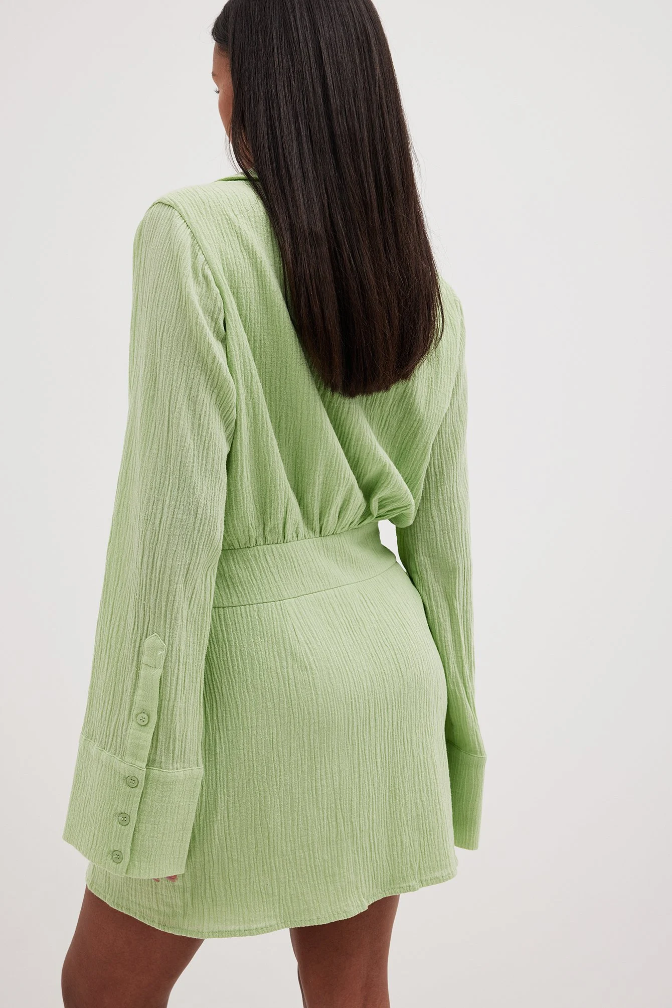 Hemdkleid mit Twistdetail