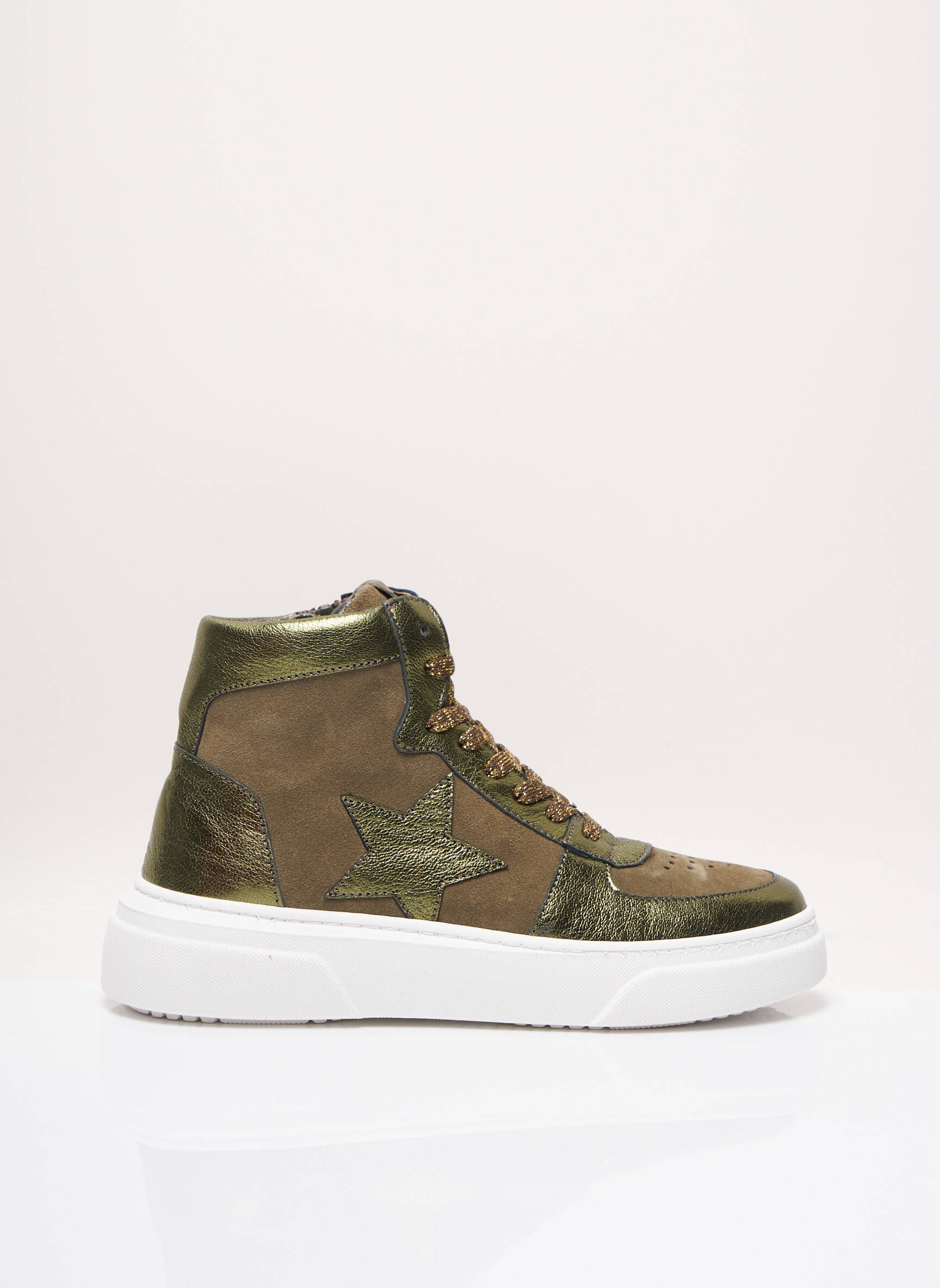 Reqins Baskets Femme couleur vert