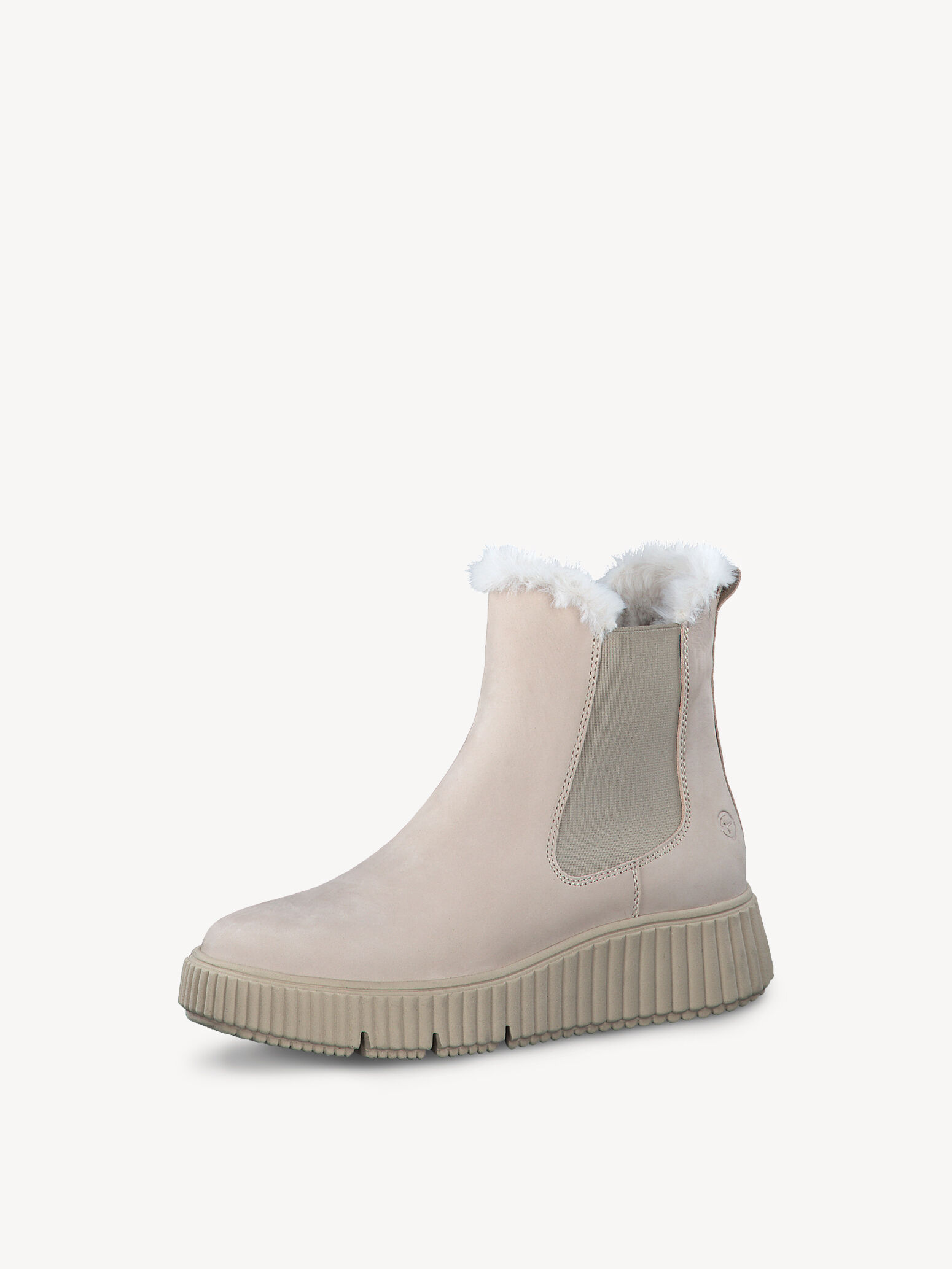Bottine Chelsea en cuir - marron
