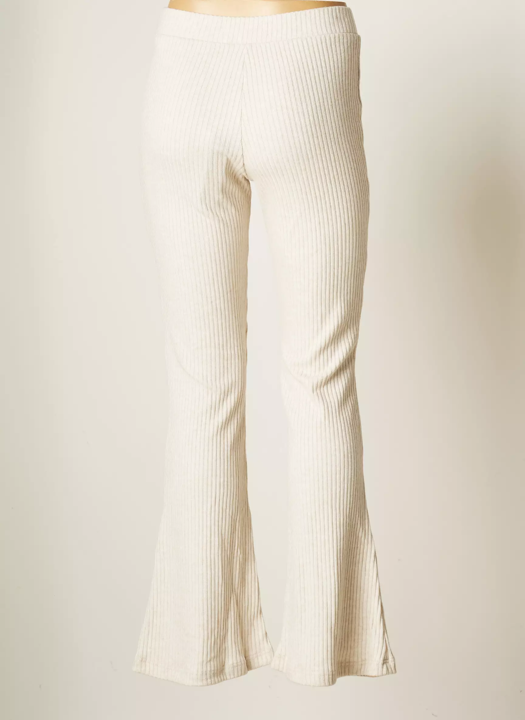 Banana Moon Pantalons Flare Femme couleur beige