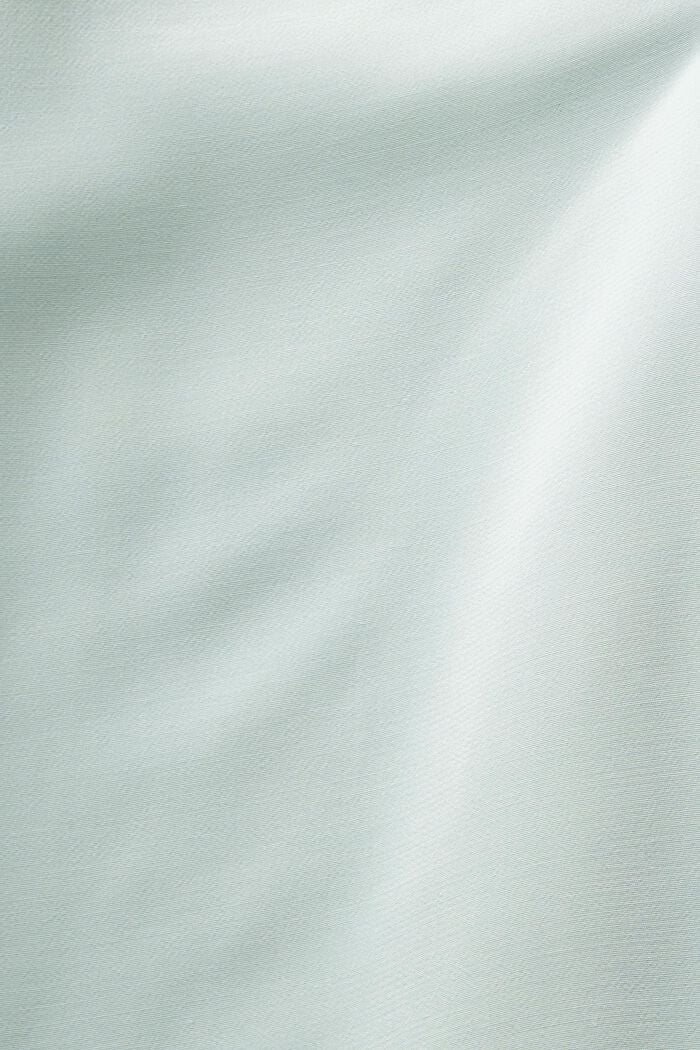 Ärmellose Bluse mit Spitzenbesatz