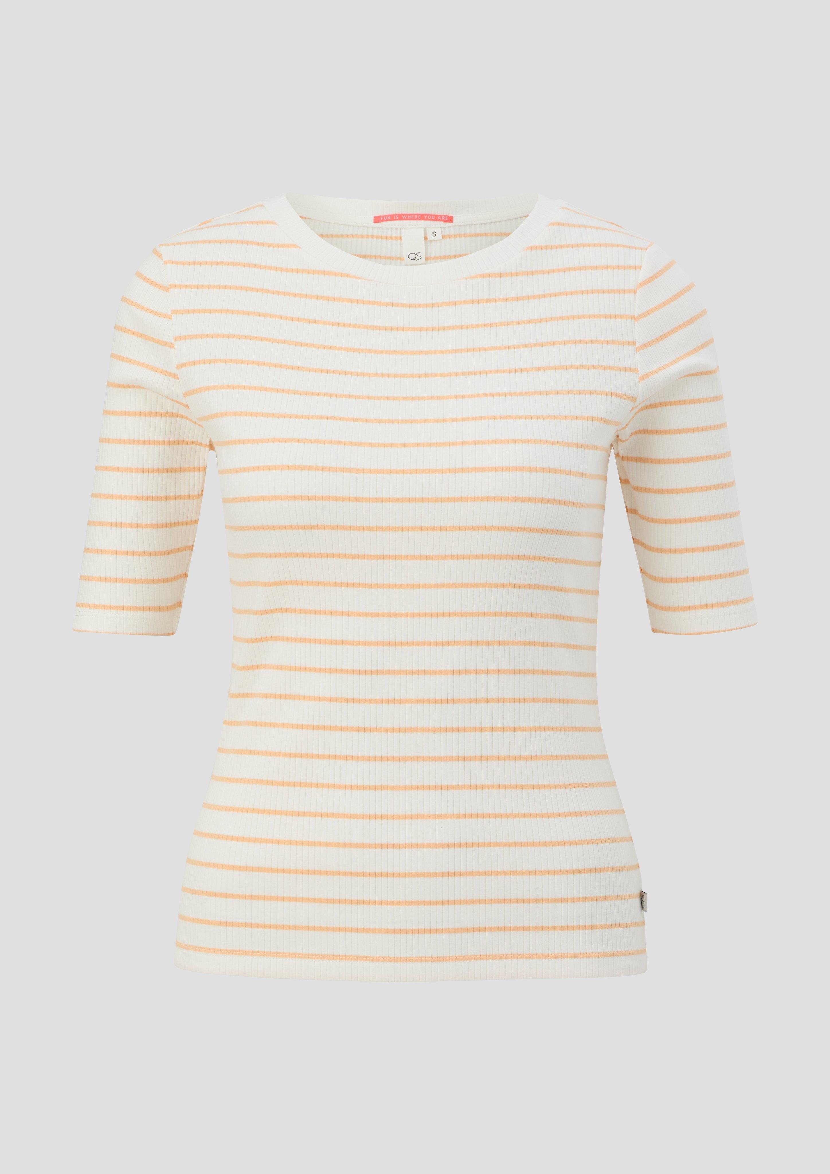 T-Shirt mit Rippstruktur  2144068-21G2