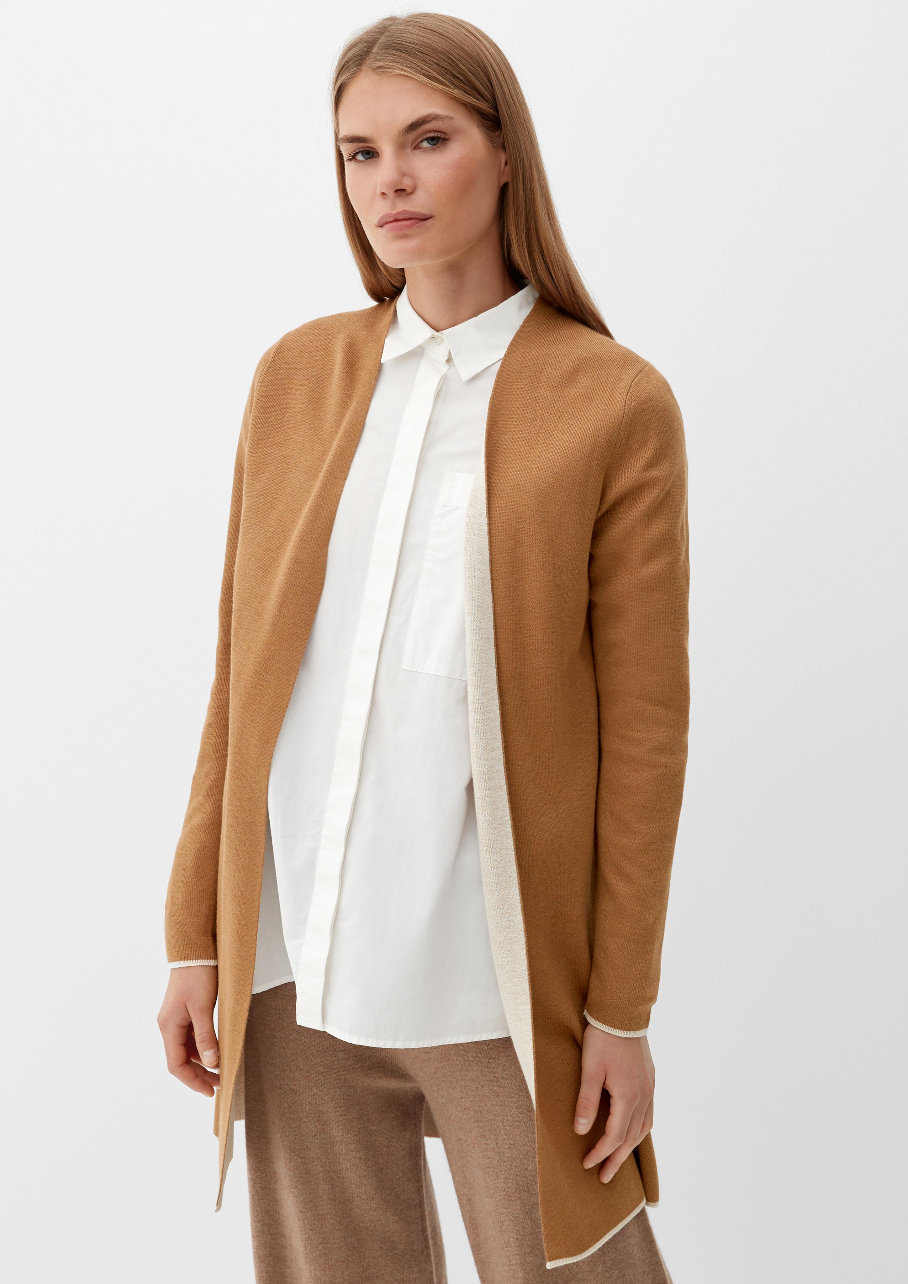 Lange Strickjacke  2120588-8469