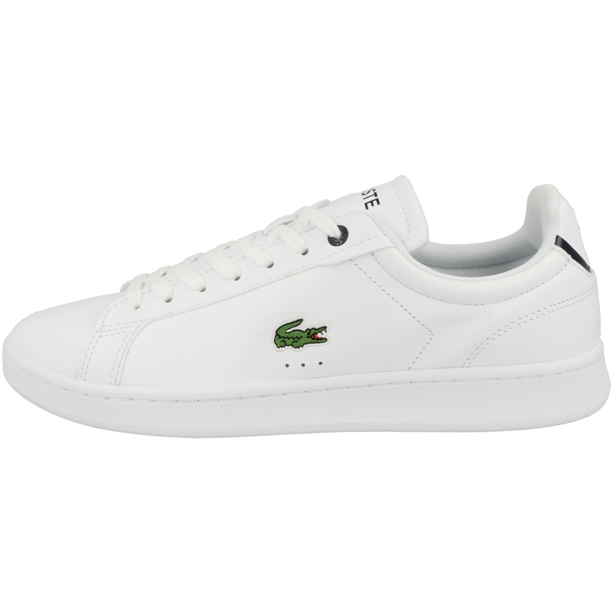 Lacoste Carnaby Pro BL Leather Tonal Sneaker Low weiss