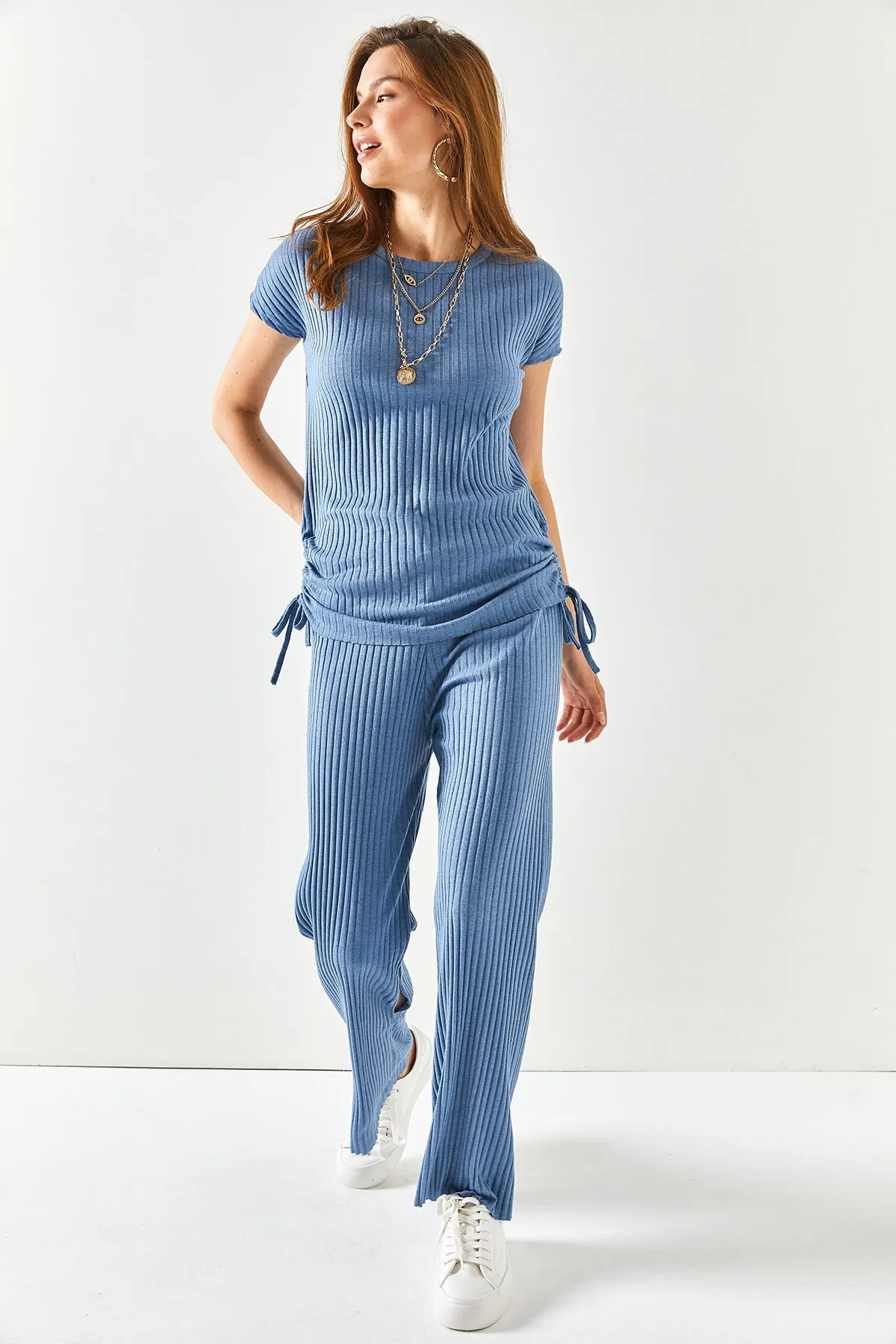 Olalook  Zweiteiler - Blau - Oversized