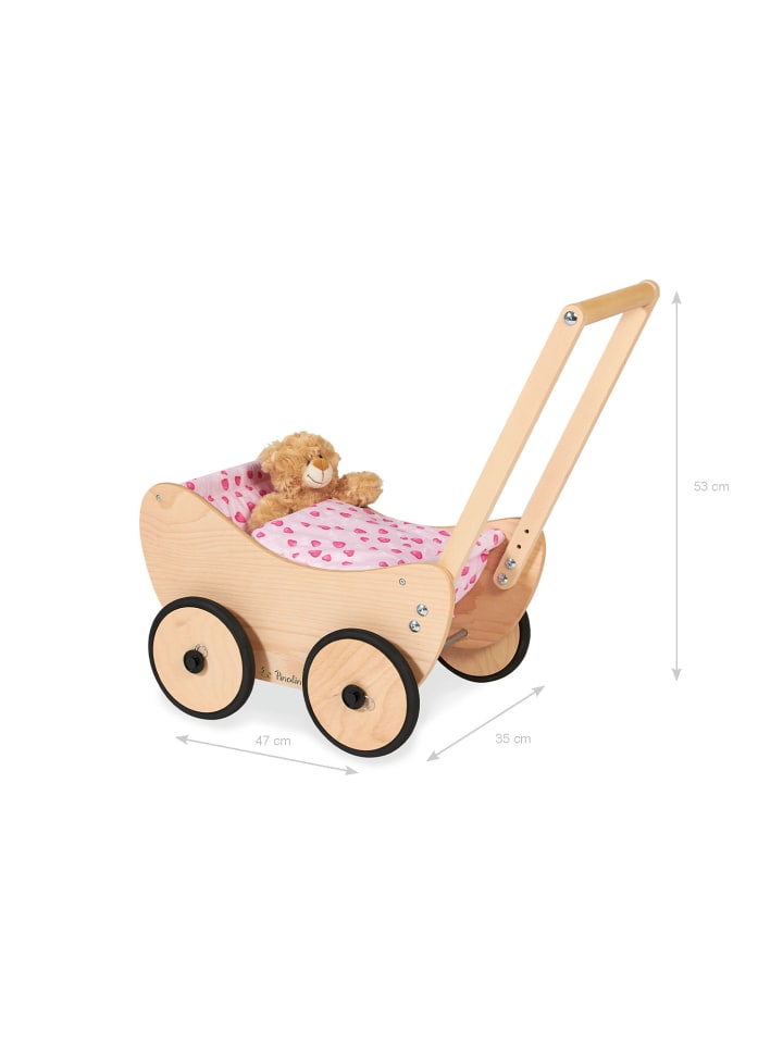 Pinolino 2-tlg. Puppenwagen 'Trixi' in natur günstig kaufen onesize