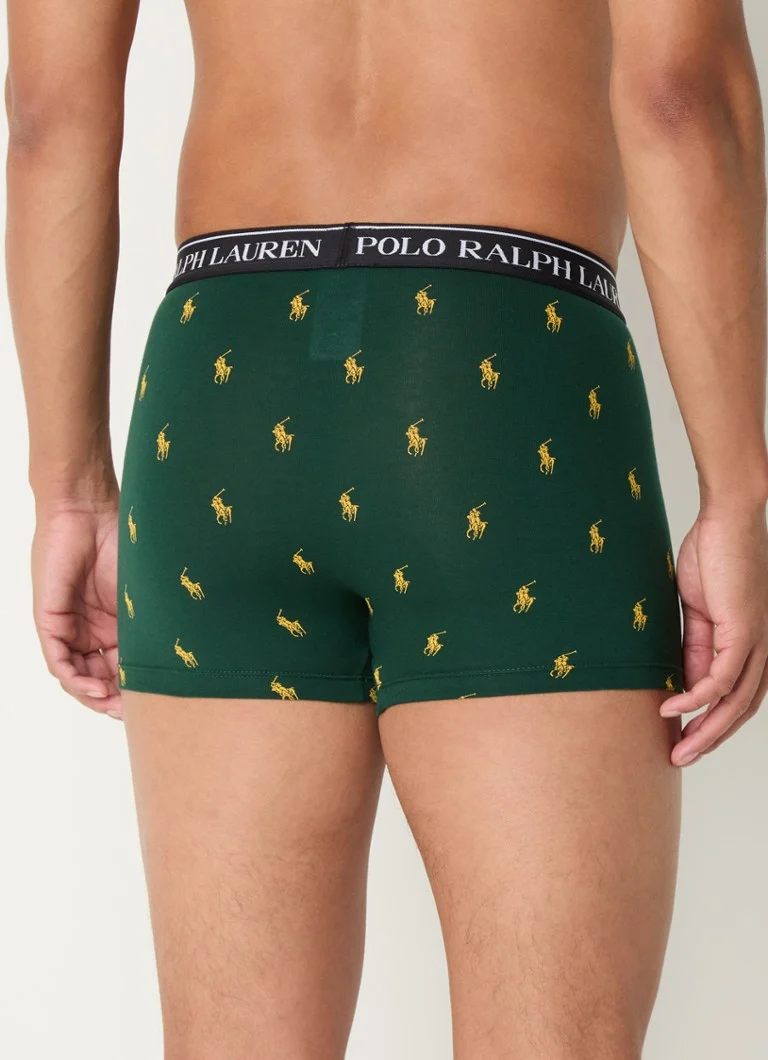 Boxerky Ralph Lauren s logom v páse, balenie 3 kusov