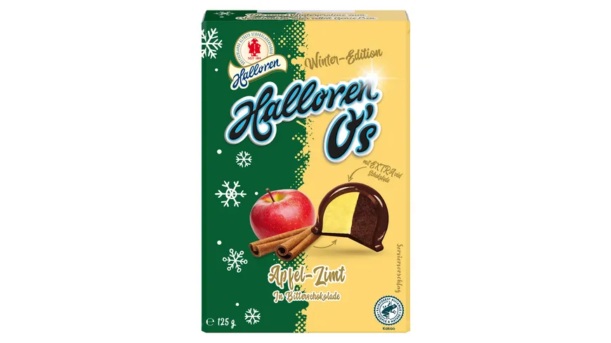 Halloren O's Apfel-Zimt 125 g