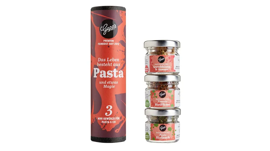 Gepp's Mini Gewürzset Das Leben besteht aus Pasta 150 g