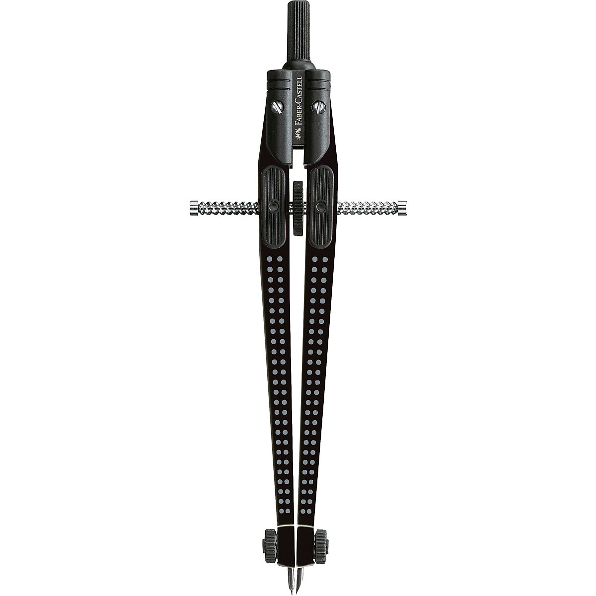 Schnellverstellzirkel GRIP, schwarz, inkl. Ersatzteilen & Minen