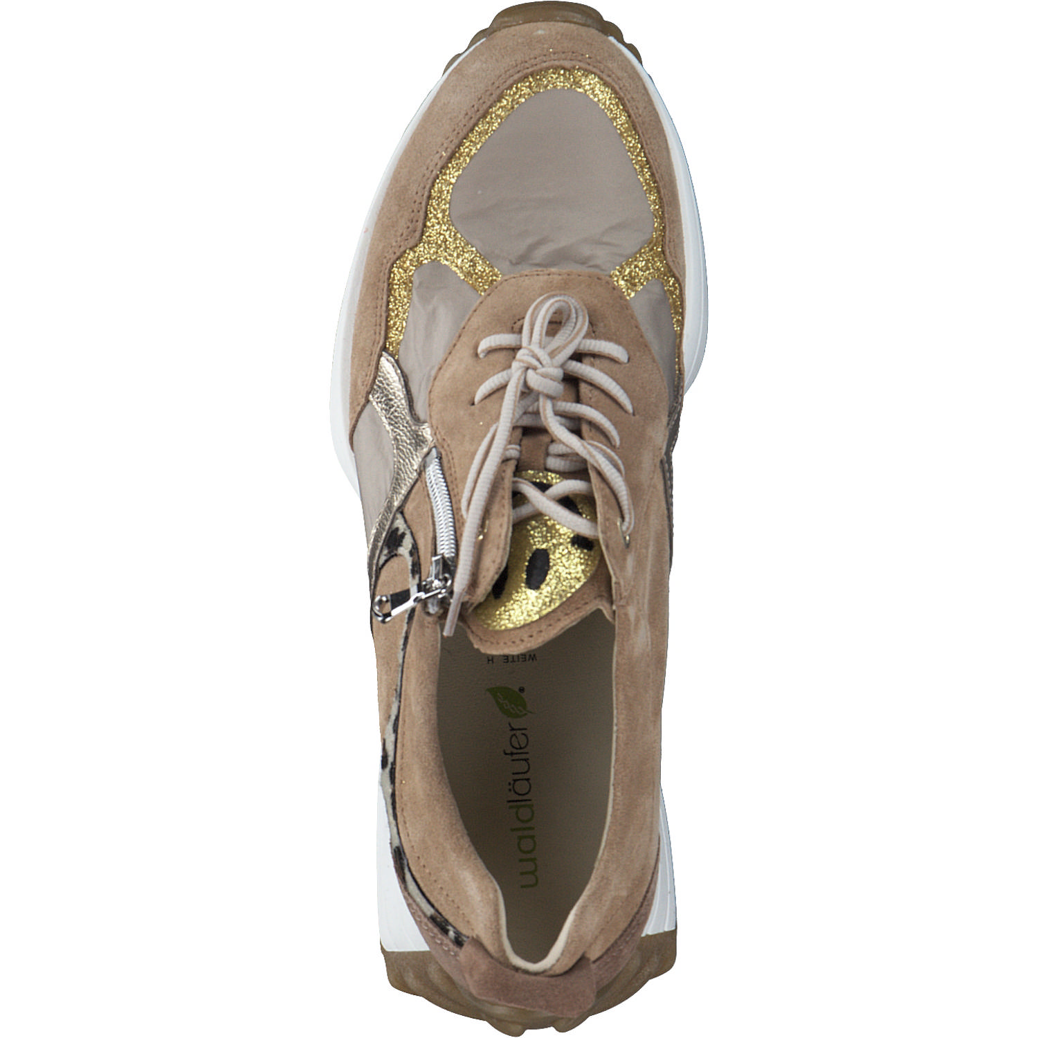 Waldläufer Pinky 797002, Sneakers Low, Damen, NOUGAT LIGHTG. TAUPE