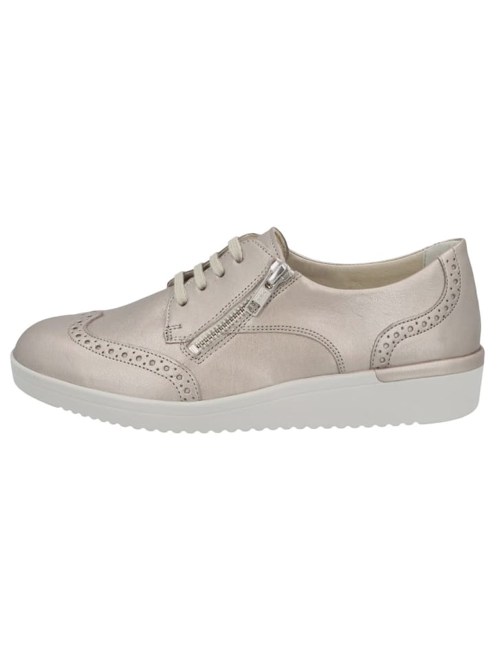 Solidus Damen- Schnürschuhe Kathy - Weite K in Beige günstig kaufen 44