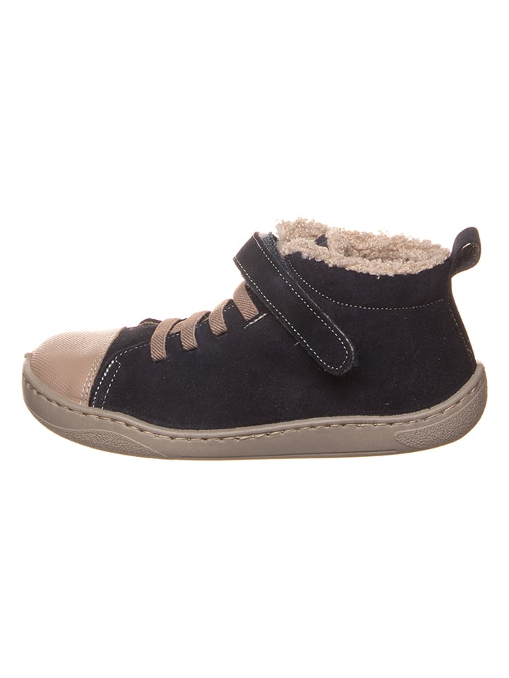 kmins Leder-Barfuß-Schnürschuh in Anthrazit günstig kaufen